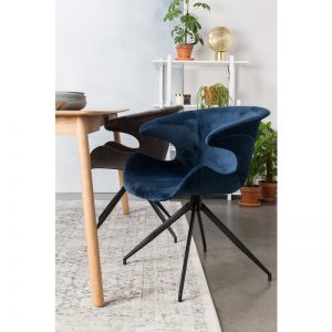 Fluwelen stoel