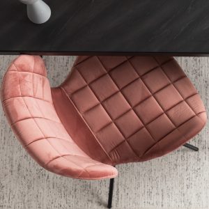 Fluwelen stoel